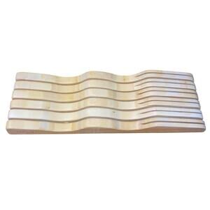 Shenzhen 11 Knives in drawer Angled Slot Design Bamboo block Large Organizer